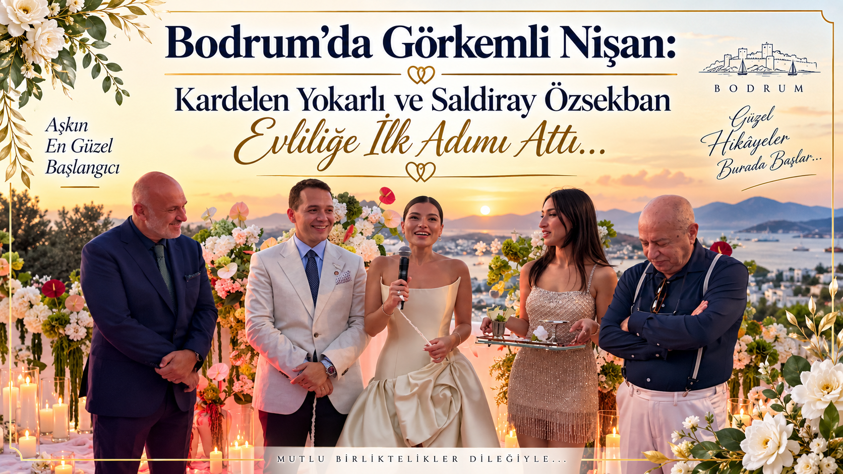 Kardelen Yokarlı ve Saldıray Özsekban Evliliğe İlk Adımı Attı