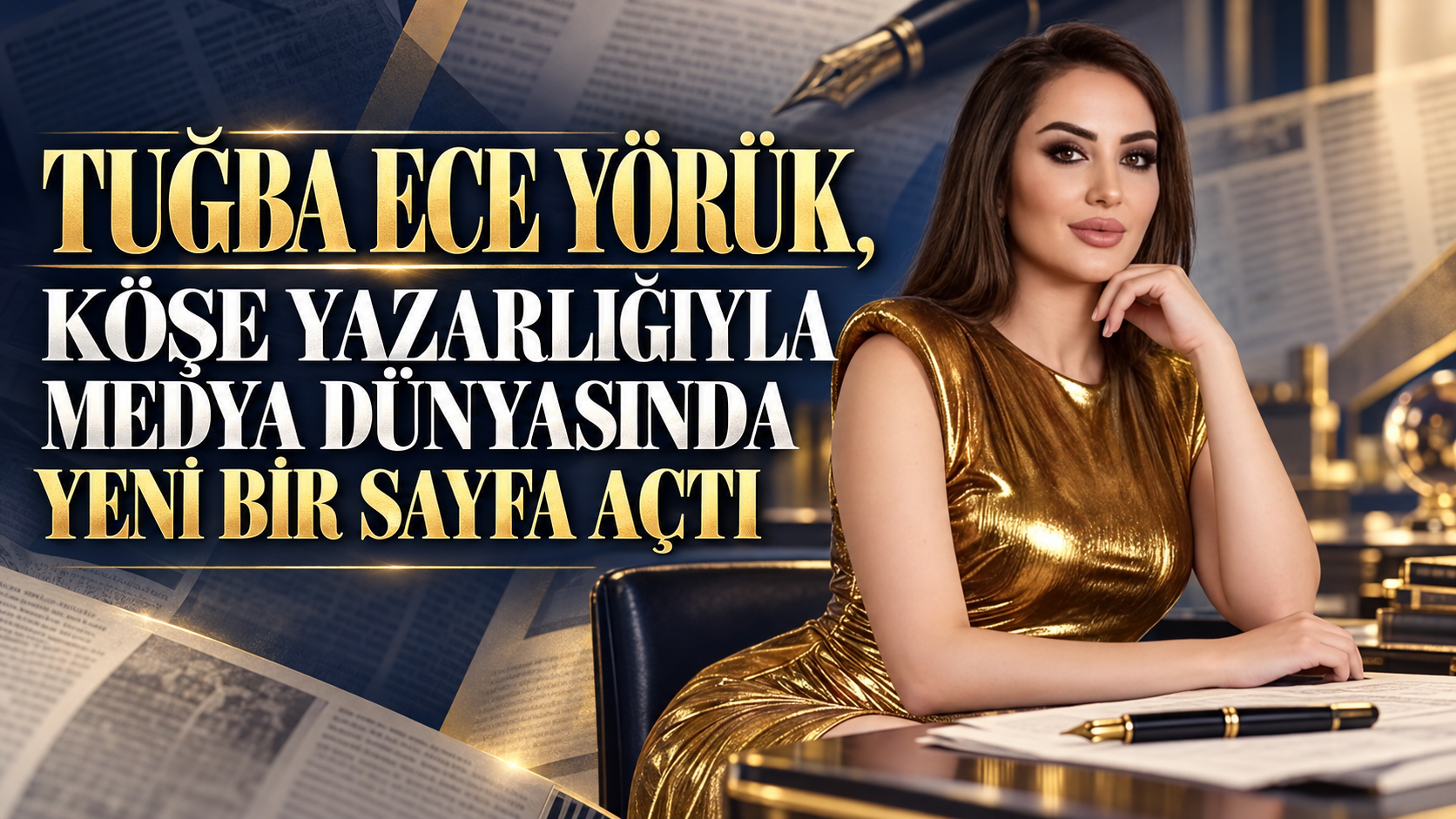 TUĞBA ECE YÖRÜK, KÖŞE YAZARLIĞIYLA MEDYA DÜNYASINDA YENİ BİR SAYFA AÇTI